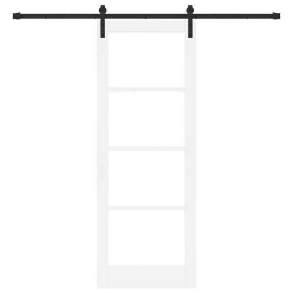 vidaXL Slīdošās durvis ORKDAL Balts 78 x 211 cm