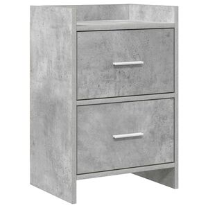 vidaXL Nakts skapī&scaron;i Betona pelēks 40 x 30 x 60 cm Inženierijas koks