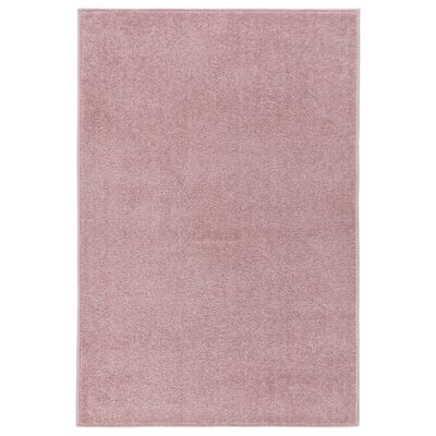 vidaXL paklājs, 160x230 cm, rozā
