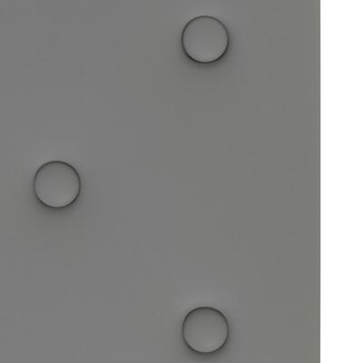 vidaXL sienas paneļi, 12 gab., pelēki, 60x30 cm, mākslīgā āda, 2,16 m²