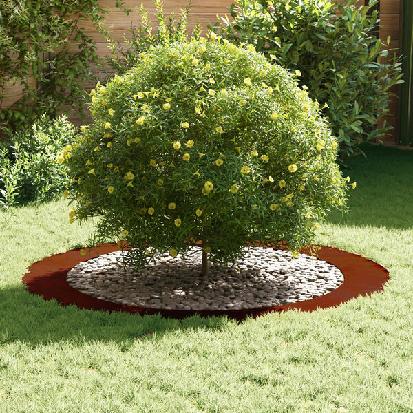 vidaXL piemērots plakana koka gredzenam Brūna &Oslash;90 / 120 cm