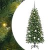 vidaXL Mākslīgā Ziemassvētku eglīte Zaļa 150 cm PE un PVC