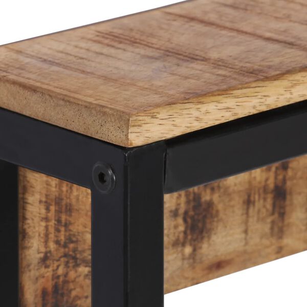 vidaXL drēbju pakaramais, 87x10x27 cm, neapstrādāts mango masīvkoks