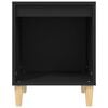 vidaXL naktsskapīši, 2 gab., melni, 40x35x50 cm