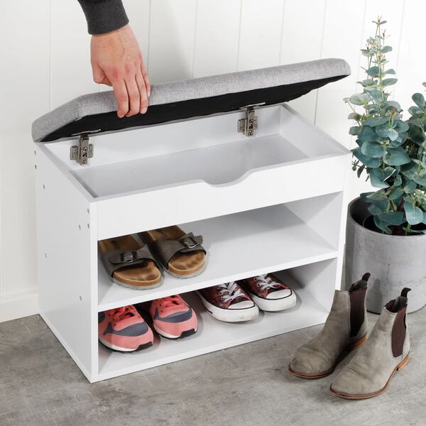 HI apavu plaukts ar spilvenu, 60x30x45 cm