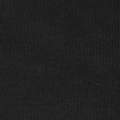 vidaXL saulessargs, 2,5x2,5 m, kvadrāta forma, melns oksforda audums