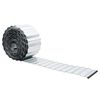 vidaxl Zāliena Apmale 10 m x 10 cm Cinkota tērauda Sudraba