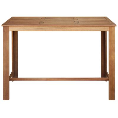 vidaXL bāra galds, 150x70x105 cm, akācijas masīvkoks