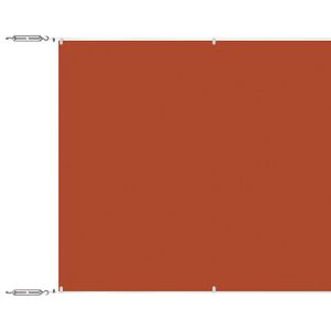 vidaXL vertikāla markīze, sarkanbrūna, 60x1000 cm, Oksfordas audums