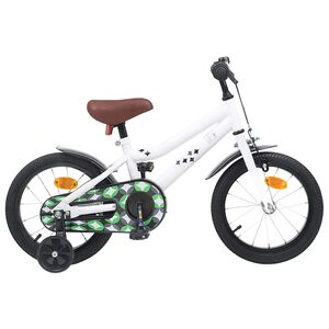 vidaXL Bērnu Velosipēds 12 Collas no 2-4 gadiem Balts