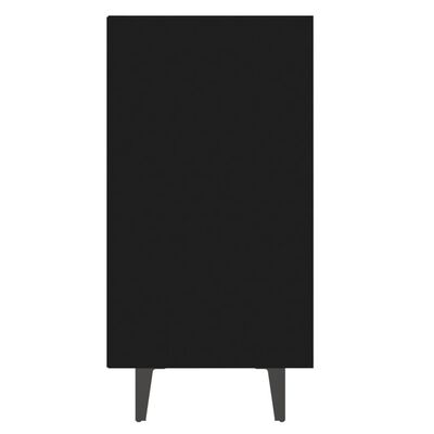 vidaXL kumode, melna, 103,5x35x70 cm, kokskaidu plātne