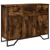 vidaXL kumode, ozolkoka krāsa, 97x32,5x74,5 cm, inženierijas koks