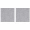 vidaXL Trepju paklājs Kvadrātveida 2 pcs Sudraba 30 x 30 cm Alumīnijs