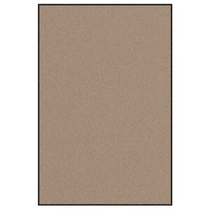 vidaXL Durvju paklājs Bežs un melns 120 x 180 cm 100% poliamīds
