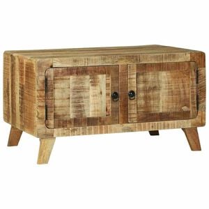 vidaXL Kafijas galdiņ&scaron; Brūna 80 x 54 x 45 cm Cieta mango koksne