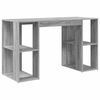 vidaXL Galds Pelēks Sonoma 130 x 50.5 x 75 cm Inženierijas koks