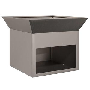 vidaXL Uguns bedre Rūsa 50 x 50 x 40 cm Novecināts tērauds