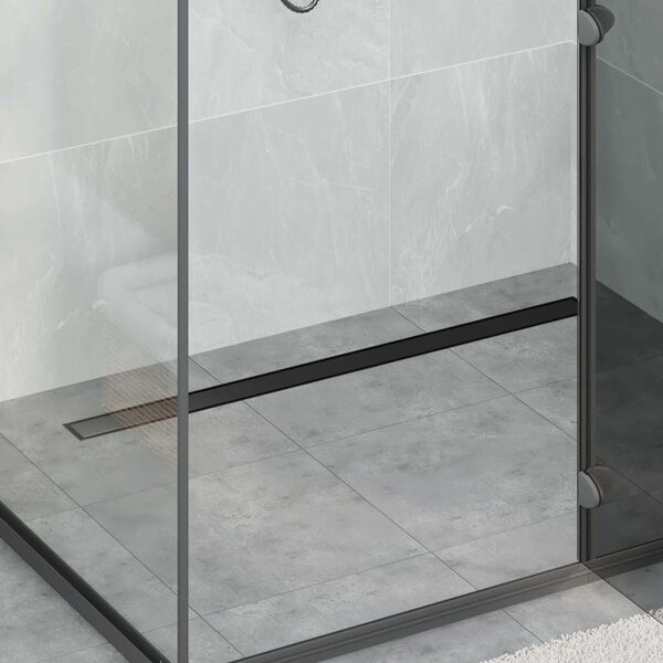 vidaXL Du&scaron;as noteka 2-in-1 ar 360&deg; sūkni Melna 100 cm