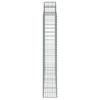 vidaXL arkveida gabiona grozi, 6 gb., 200x50x180/200cm, cinkota dzelzs