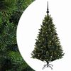 vidaXL Mākslīgā Ziemassvētku eglīte ar rotājumiem 120 cm 150 LED