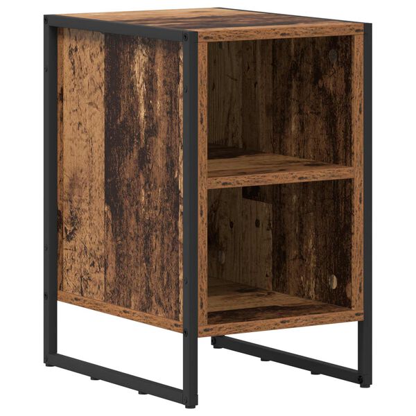 vidaXL Naktsgaldiņ&scaron; Vecs koks 39.5 x 30 x 50 cm Inženierijas koks