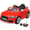Audi TT RS Sēžamā Elektriskā Ma&scaron;īna Bērniem, Tālvadības Pults, Sarkana