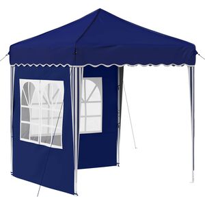 vidaXL Pop-up svinību teltis 195 x 195 x 245 cm Zila Oksforda audums