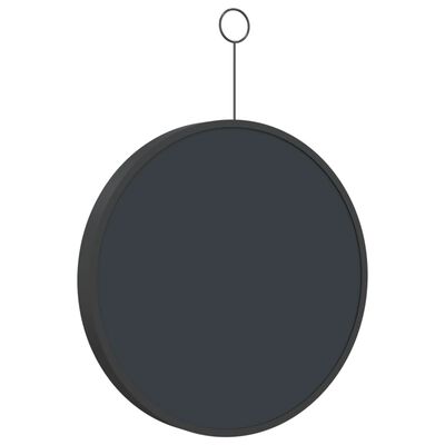 vidaXL piekarams spogulis ar āķi, melns, 30 cm