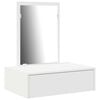 vidaXL Dressing galds Balts 60 x 40 x 70 cm Inženierijas koks