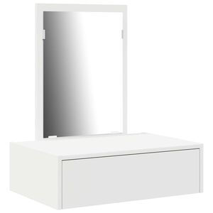 vidaXL Dressing galds Balts 60 x 40 x 70 cm Inženierijas koks