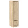 vidaXL augstais skapītis, 29,5x34x119,5 cm, inženierijas koks
