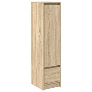 vidaXL augstais skapītis, 29,5x34x119,5 cm, inženierijas koks