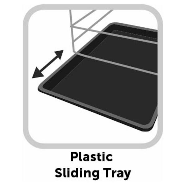 FLAMINGO būris ar bīdāmām durvīm Nyo, XL, 108x71,5x76 cm, melns