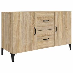 vidaXL kumode, ozolkoka krāsa, 100x36x60 cm, inženierijas koks