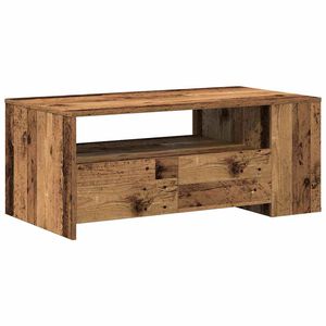 vidaXL Kafijas galdiņ&scaron; Vecs koks 102 x 55 x 43,5 cm Inženierijas koks