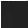 vidaXL TV sienas skapītis, melns, 40,5x30x60 cm, inženierijas koks