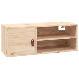 vidaXL sienas skapītis, 80x30x30 cm, priedes masīvkoks