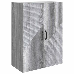 vidaXL Sienā piestiprināms skapis Pelēks Sonoma 66 x 34,5 x 90 cm