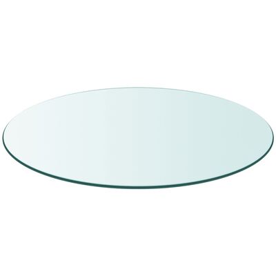 vidaXL rūdīta stikla galda virsma, 800 mm, apaļa