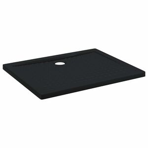 vidaXL Du&scaron;as bāzes paliktnis ar punktiem 100 x 80 x 4 cm ABS Melns