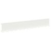 vidaXL Zāliena Apmale 30 gab. 102 x 15 x 4 cm Tērauds Balts