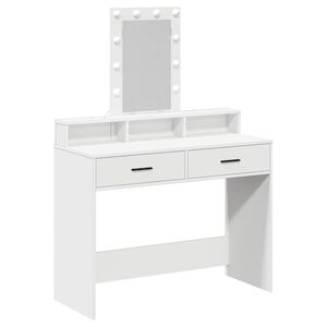 vidaXL Dressing galds Balts 100 x 41 x 140 cm Inženierijas koks
