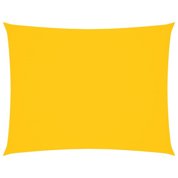 vidaXL saulessargs, taisnstūra, 4x5 m, dzeltens oksforda audums
