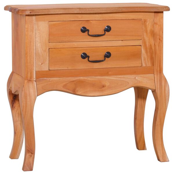 vidaXL galdiņ&scaron;, 60x30x60 cm, masīvs sarkankoks