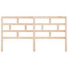 vidaXL gultas galvgalis, 206x4x100 cm, priedes masīvkoks