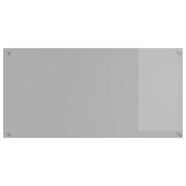 vidaXL Virtuves aizsargpanelis 2 pcs Gai&scaron;i pelēks 120 x 60 cm