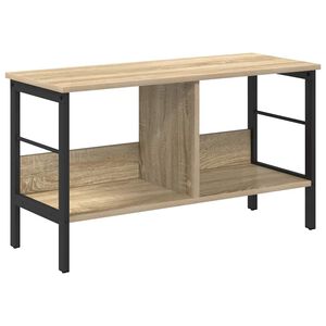 vidaXL Grāmatu plaukts 2 līmeņi 82 x 32 x 47 cm Inženierijas koks