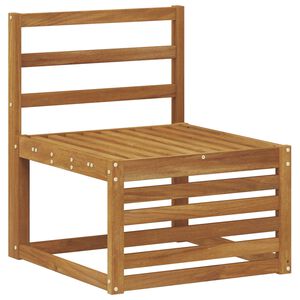 vidaXL Āra vidējā dīvāns Cietā akācijas koks Dabiska 59 x 63 x 73 cm