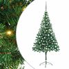 vidaXL mākslīgā Ziemassvētku egle ar rotājumiem, 180 cm, 564 zari