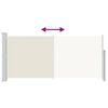 vidaXL izvelkama sānu markīze, 140x300 cm, krēmkrāsā